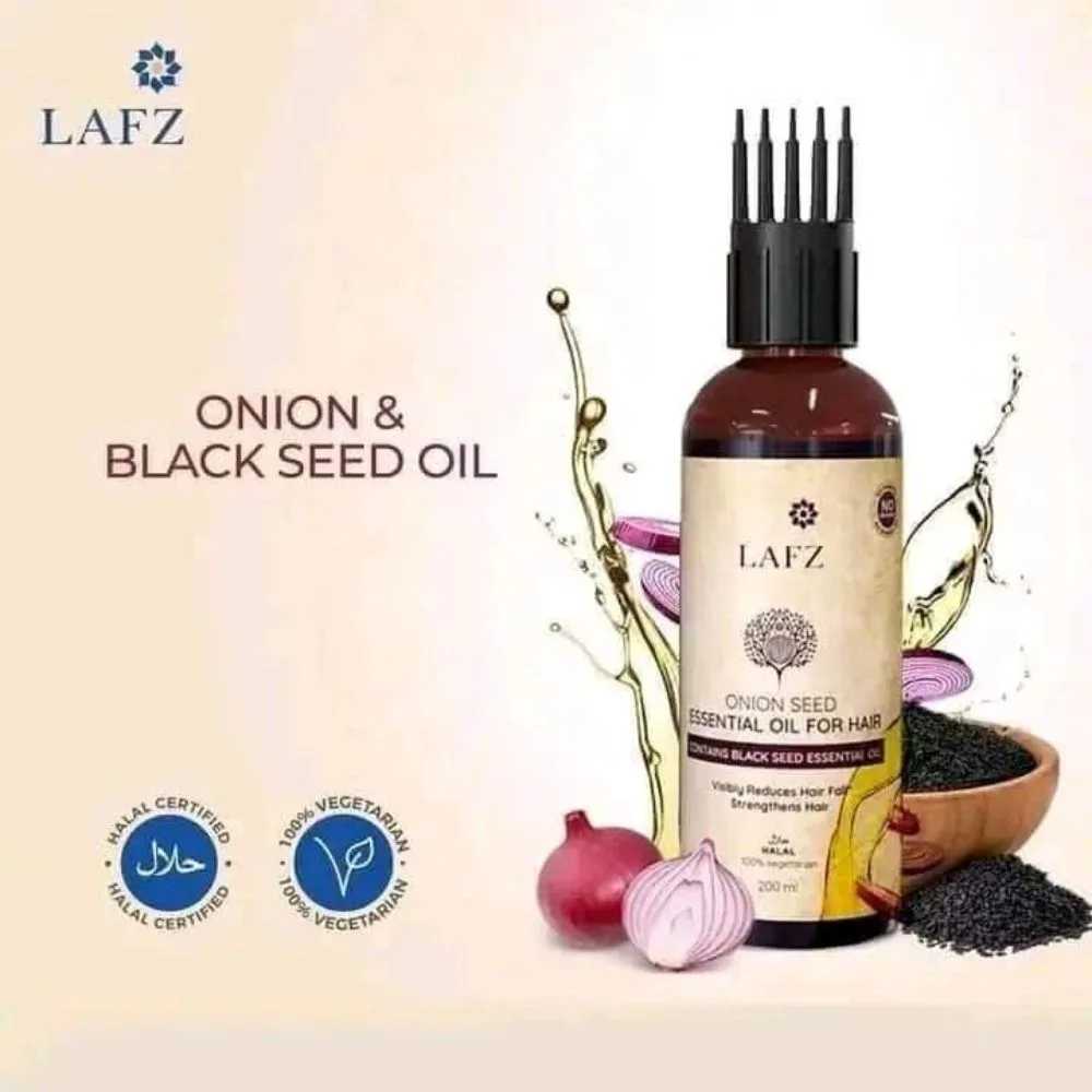100 Ml Lafz Onion Seed Essential Oil For Hair Oil (2)