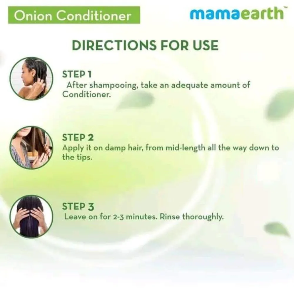 250 Ml Mama Earth Onion Conditioner For Hair Fall Control (3)